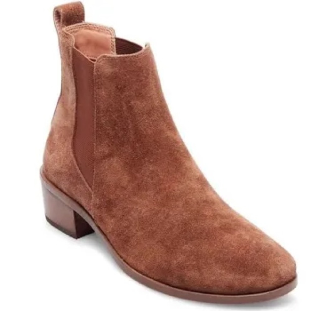 Steve Madden DOVER Boot in Cognac Suede